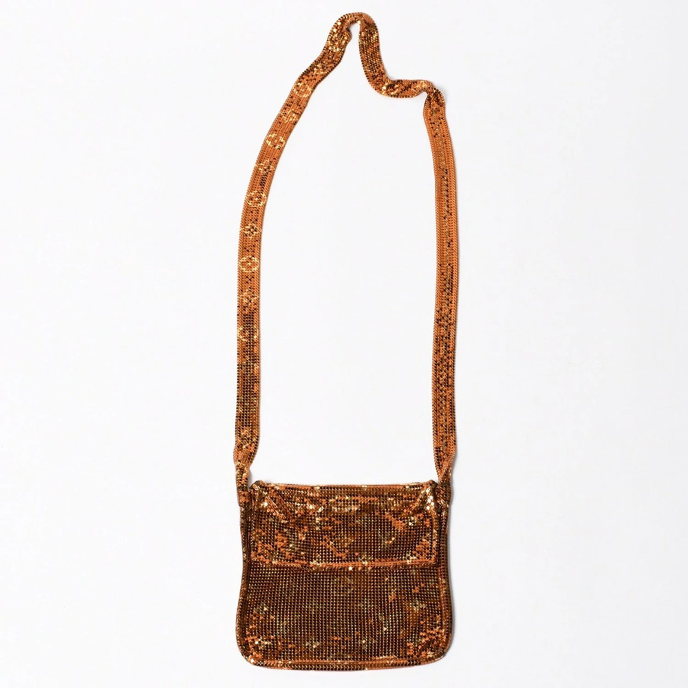 Louis Vuitton Monogram Mesh Francis Shoulder Bag Canvas Leather Gold